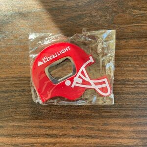 NWOT Coors Light Football Bottle Opener